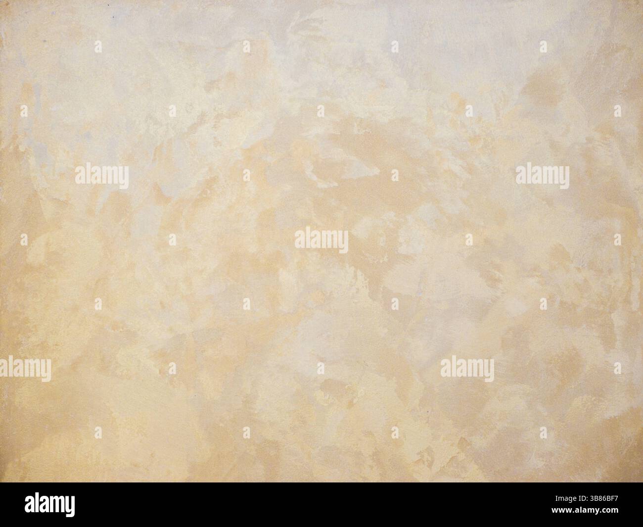 Beige Plastered Concrete Wall Background Texture Detail Stock Photo