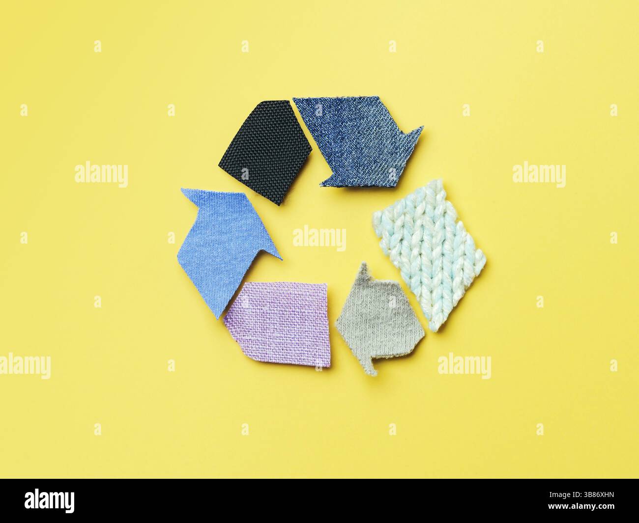 Reuse, reduce, recycle concept background. Recycle symbol made from old ...