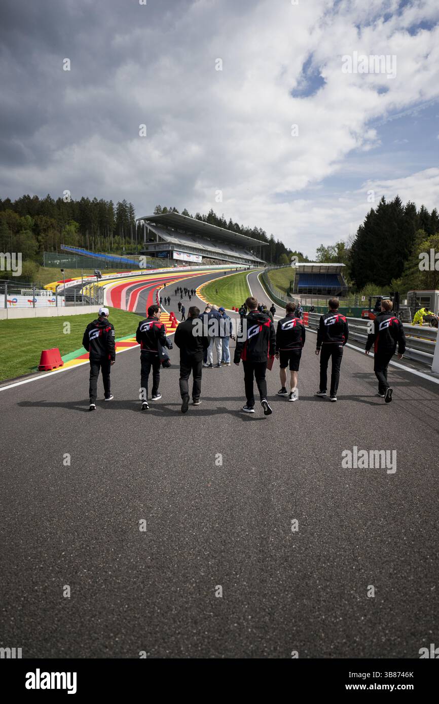Toyota Gazoo Racing track walk during the TotalEnergies 6 Hours of Spa ...