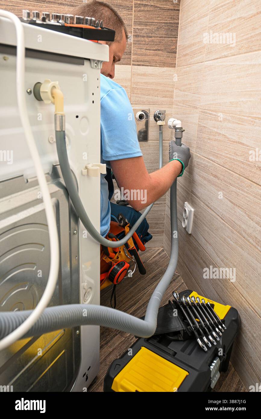 Washing machine drainage hose hi-res stock photography and images - Alamy