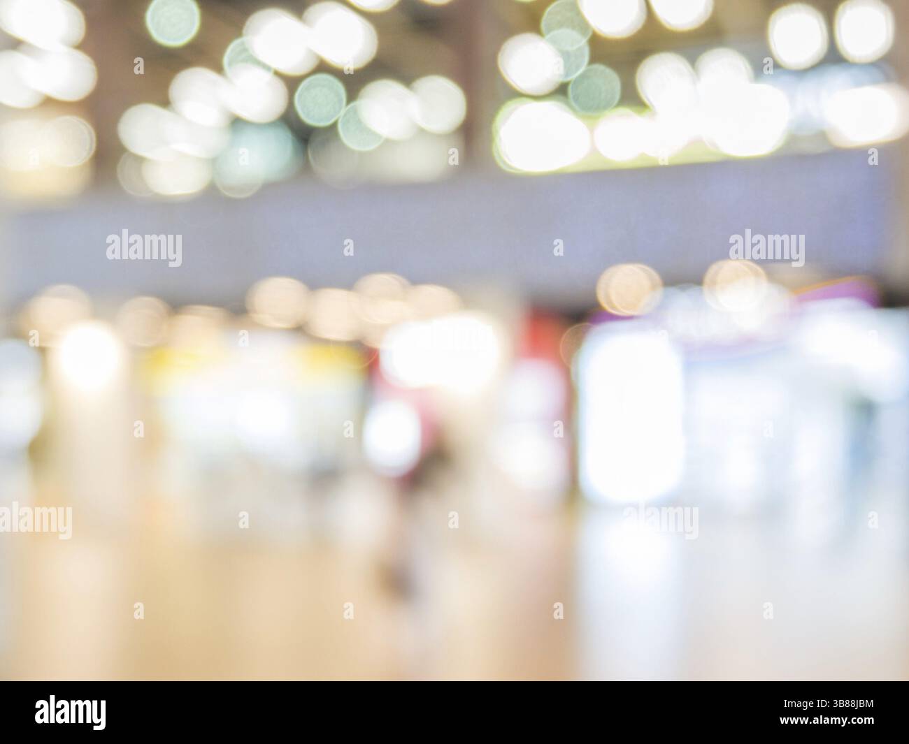 Abstract background of shopping mall, shallow depth of focus Stock Photo
