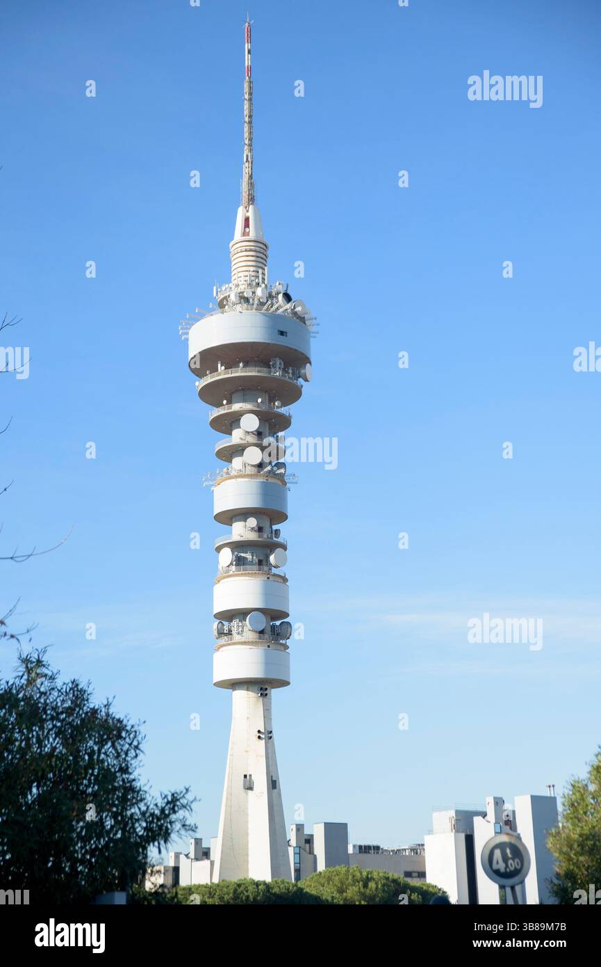 Torre Telecom Rome Telecom italia tower hi-res stock photography and images - Alamy