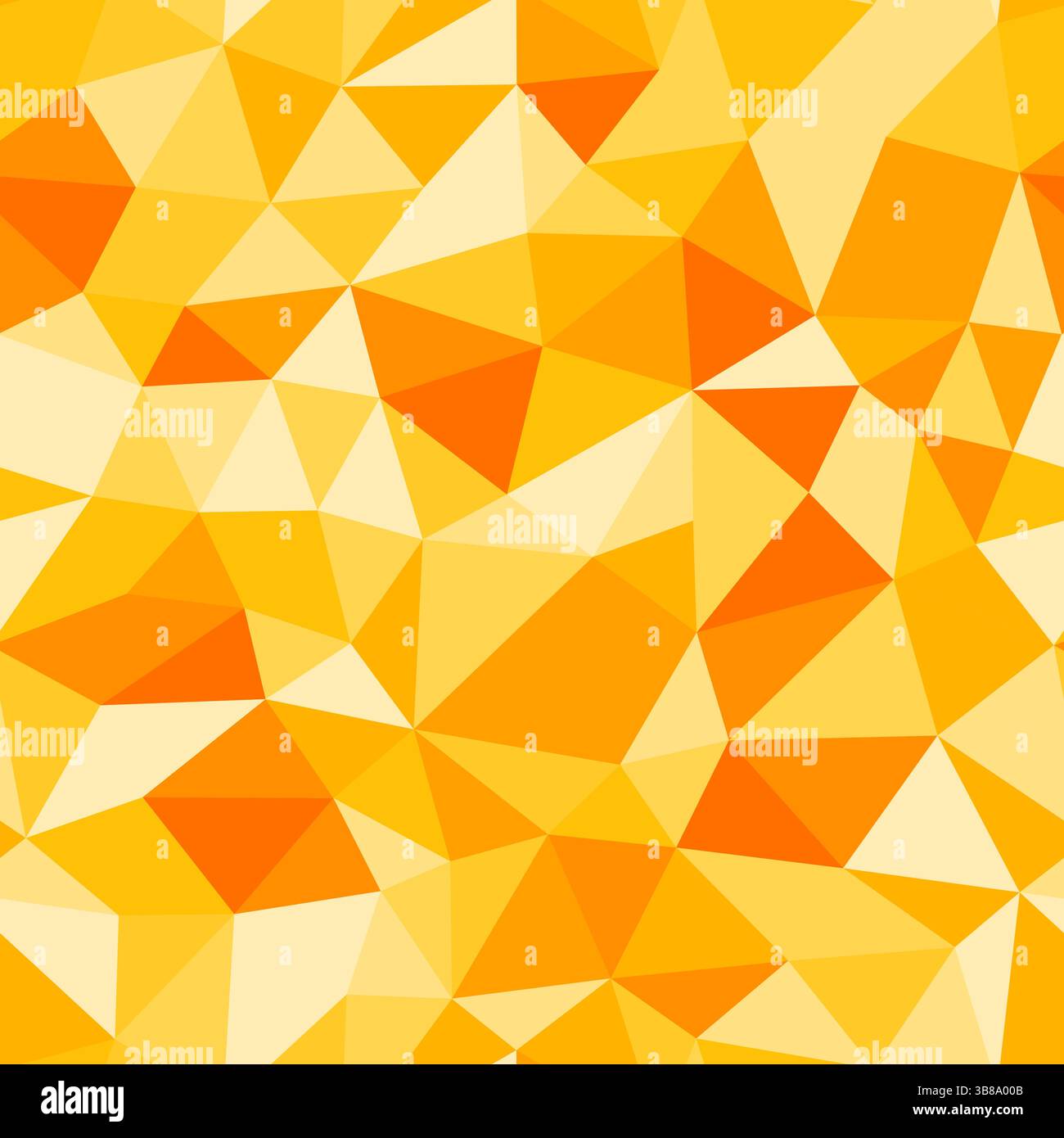 Vector seamless pattern. Compact triangles size. Repeatable pattern. Amber Sunrise color palette. Trending vector tiles. Seamless vector illustration. Stock Vector