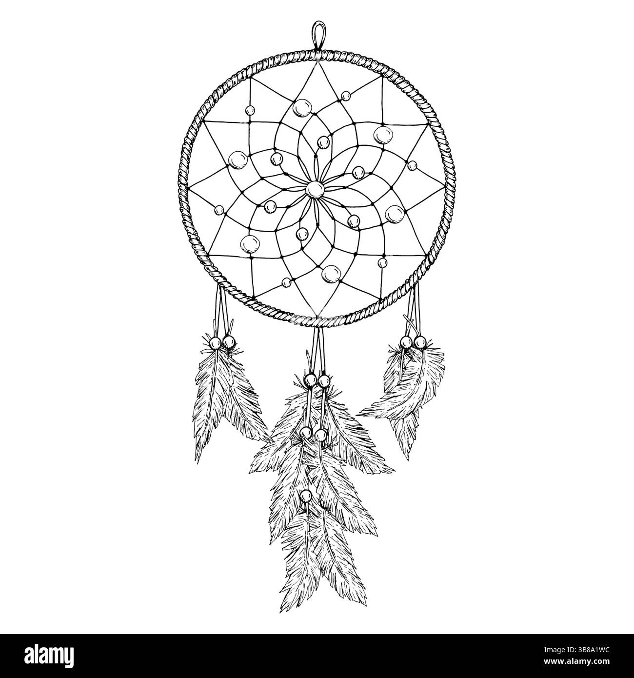 Hanging feathers Cut Out Stock Images Pictures Alamy