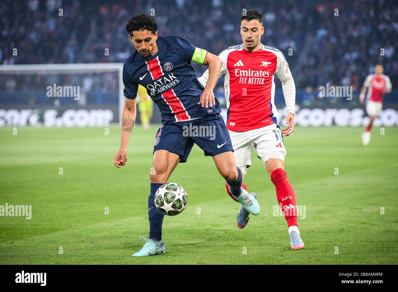 Marquinhos consoling Gabriel PSG Arsenal What Happens Next: PSG’s Road Ahead