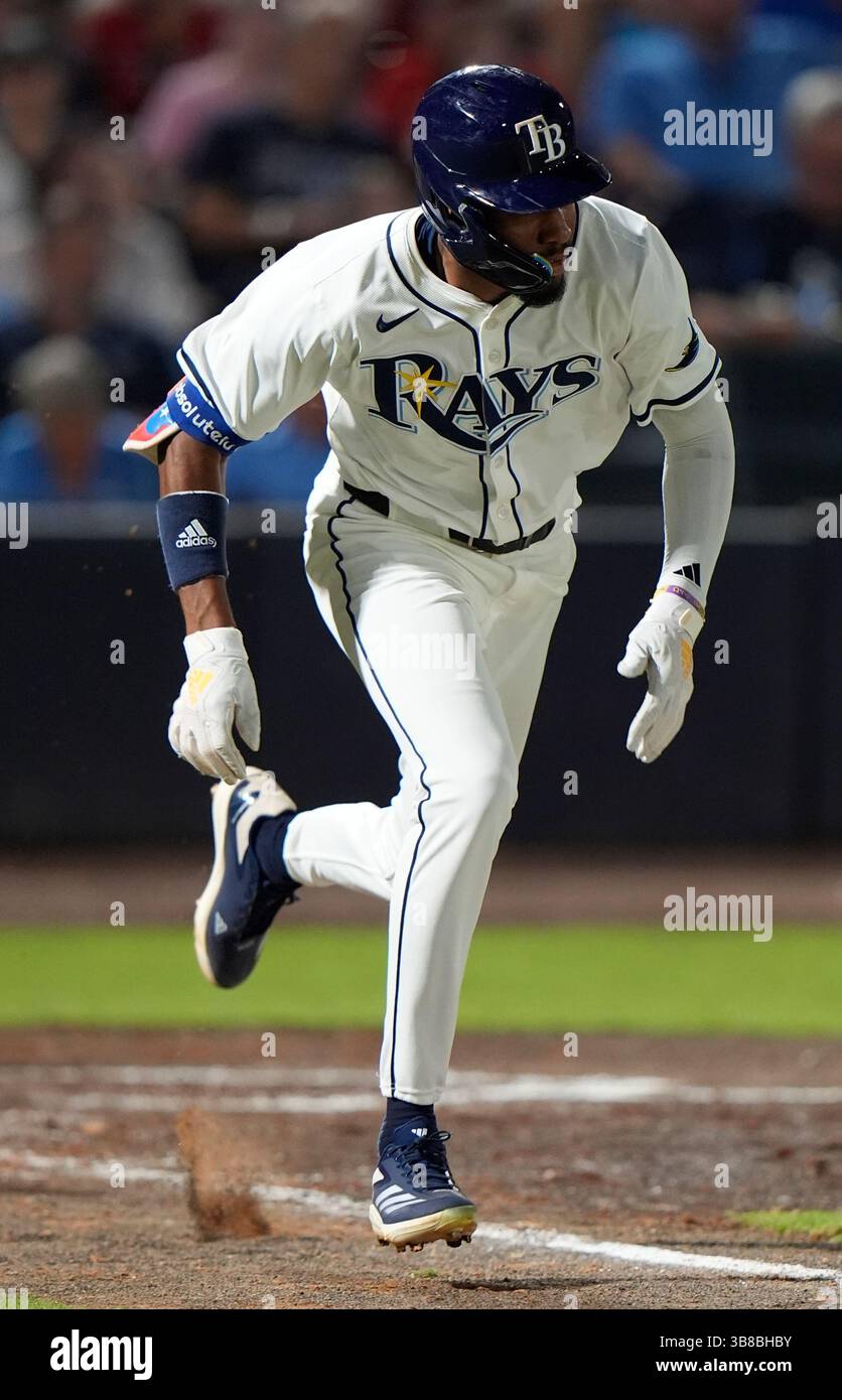Tampa Bay Rays' Chandler Simpson against the Philadelphia Phillies ...