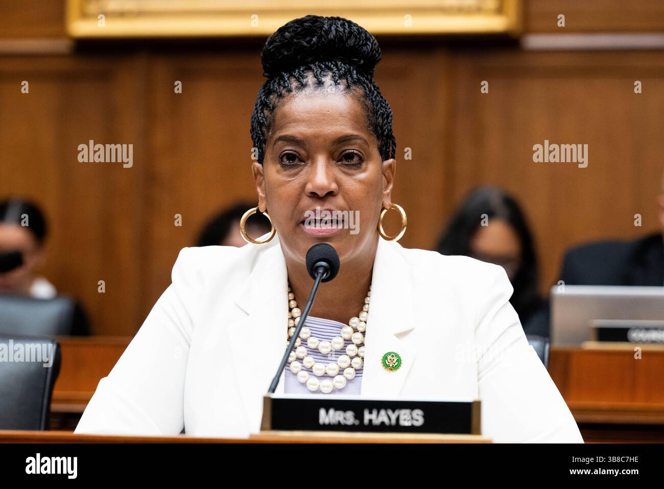 Rep Hayes Washington, United States. 07th May, 2025. U.S. Representative Jahana ...
