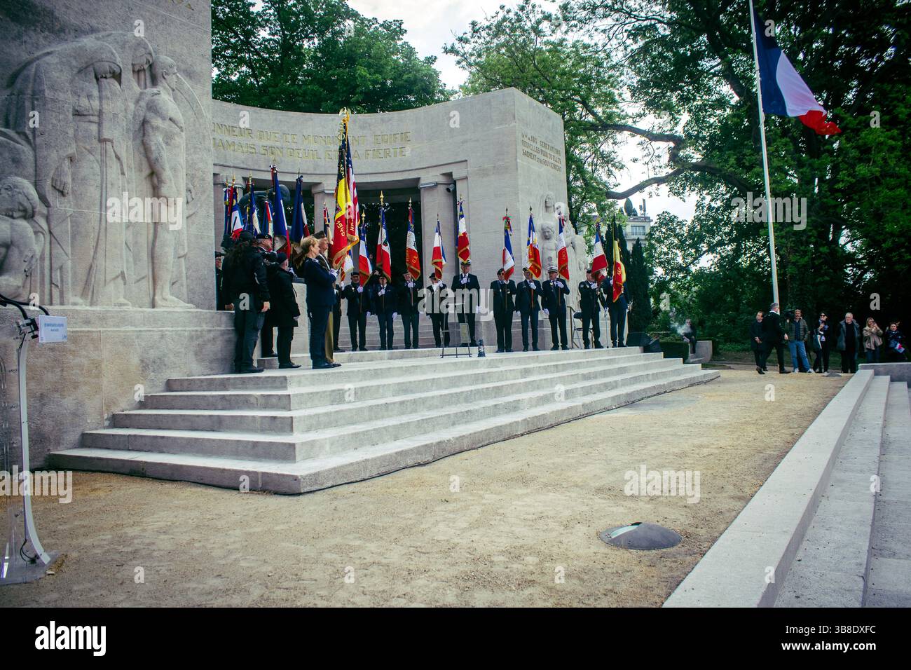 Reims, France, May 7, 2025 Commemorations of the 80th anniversary of ...