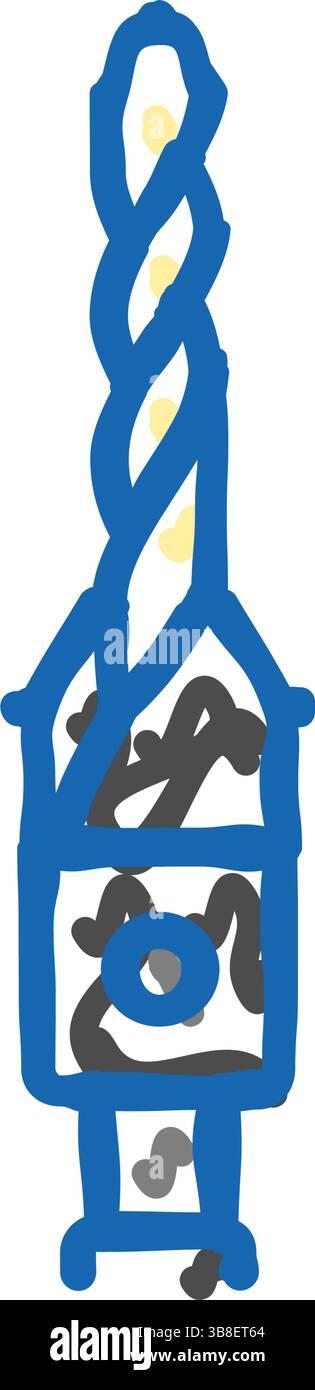 countersink drill bit icon doodle illustration Stock Vector Image & Art ...