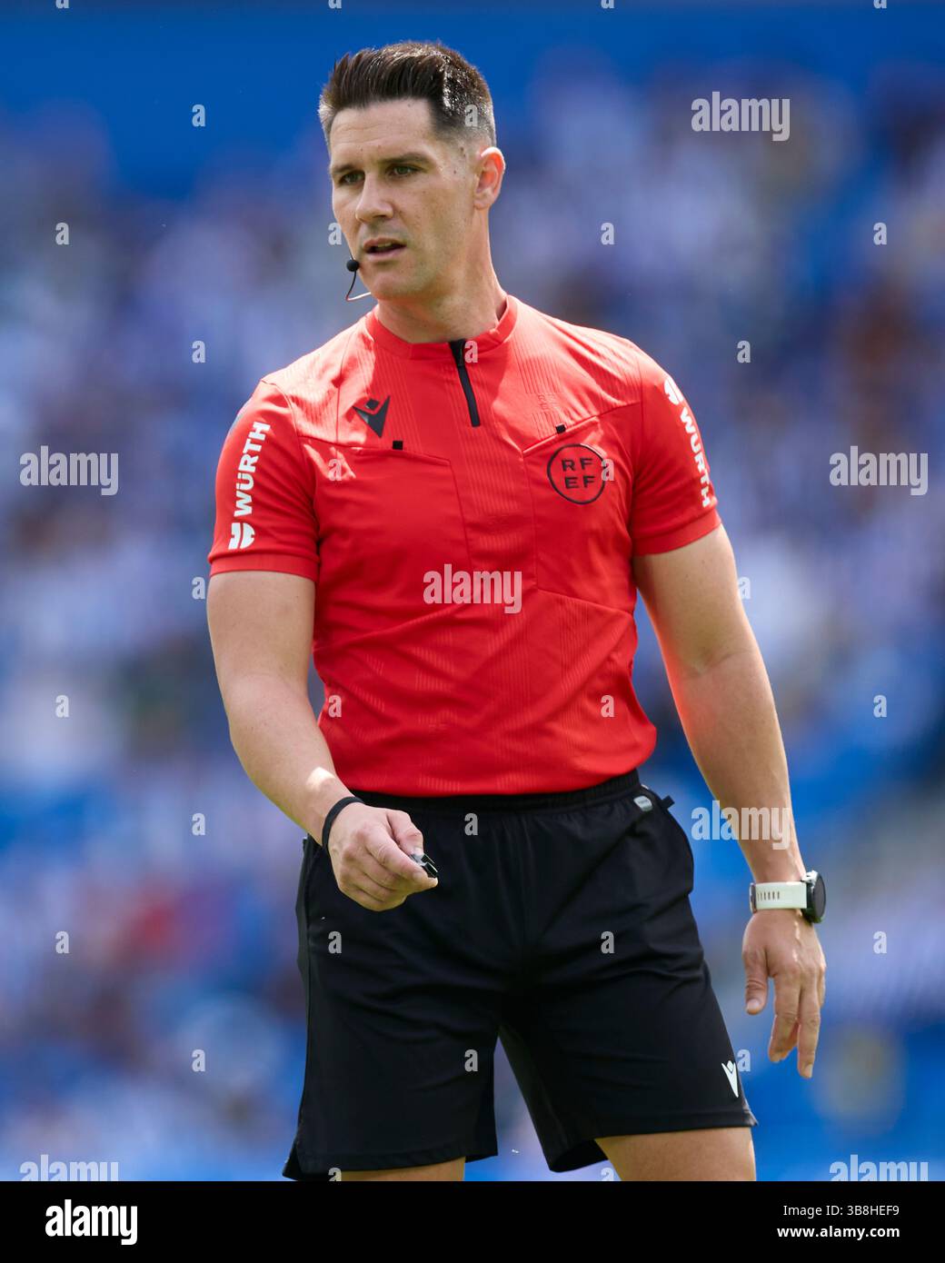 May 4, 2024, San Sebastian, Guipuzcoa, SPAIN: Ortiz Arias looks on during the LaLiga EA Sports match between Real Sociedad and UD Las Palmas at Reale Arena on May 4, 2024, in San Sebastian, Spain. (Credit Image: © Ricardo Larreina/AFP7 via ZUMA Press Wire) Stock Photo