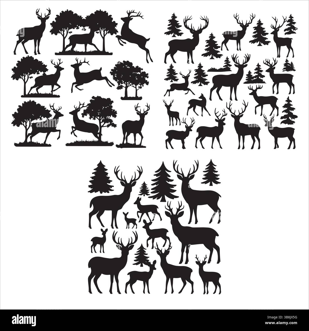 deer-head-print-stock-vector-images-page-2-alamy
