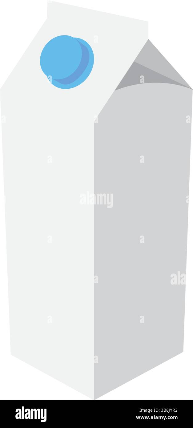 milk packaging box vector design Stock Vector