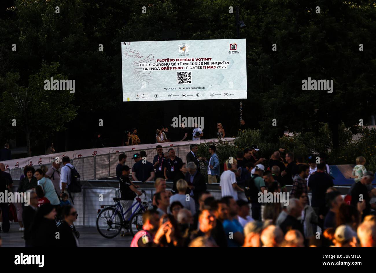 Parliamentary elections in Albania An electoral poster of Central ...