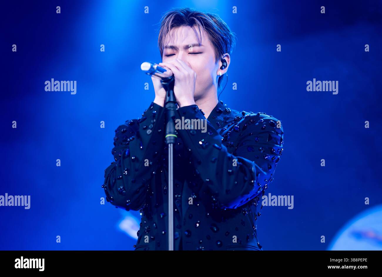 LONDON, UK - 7 MAY 2025: Kang Daniel performs on stage for the first ...