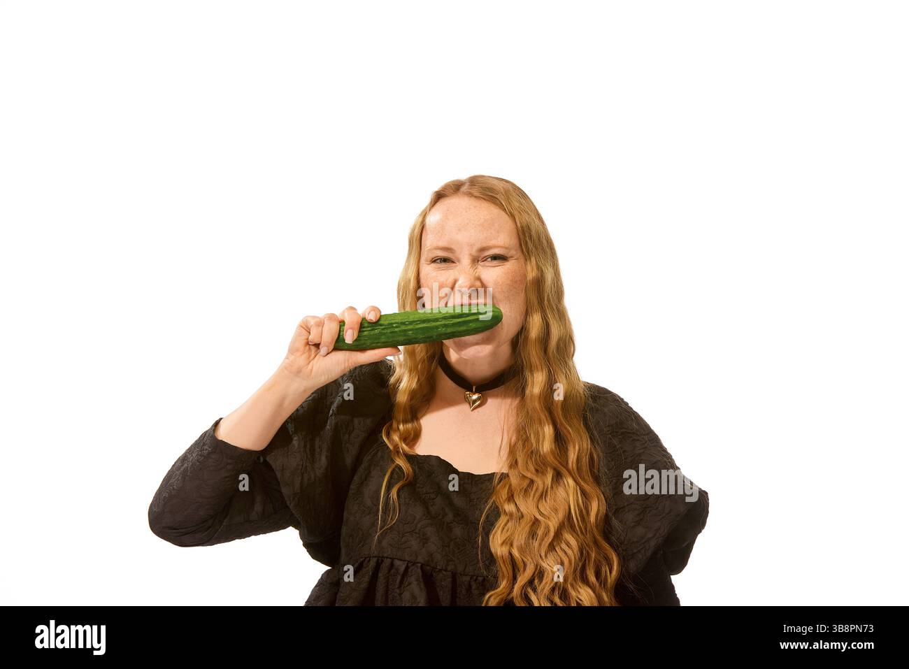 Long cool woman in a black dress hi-res stock photography and images - Alamy