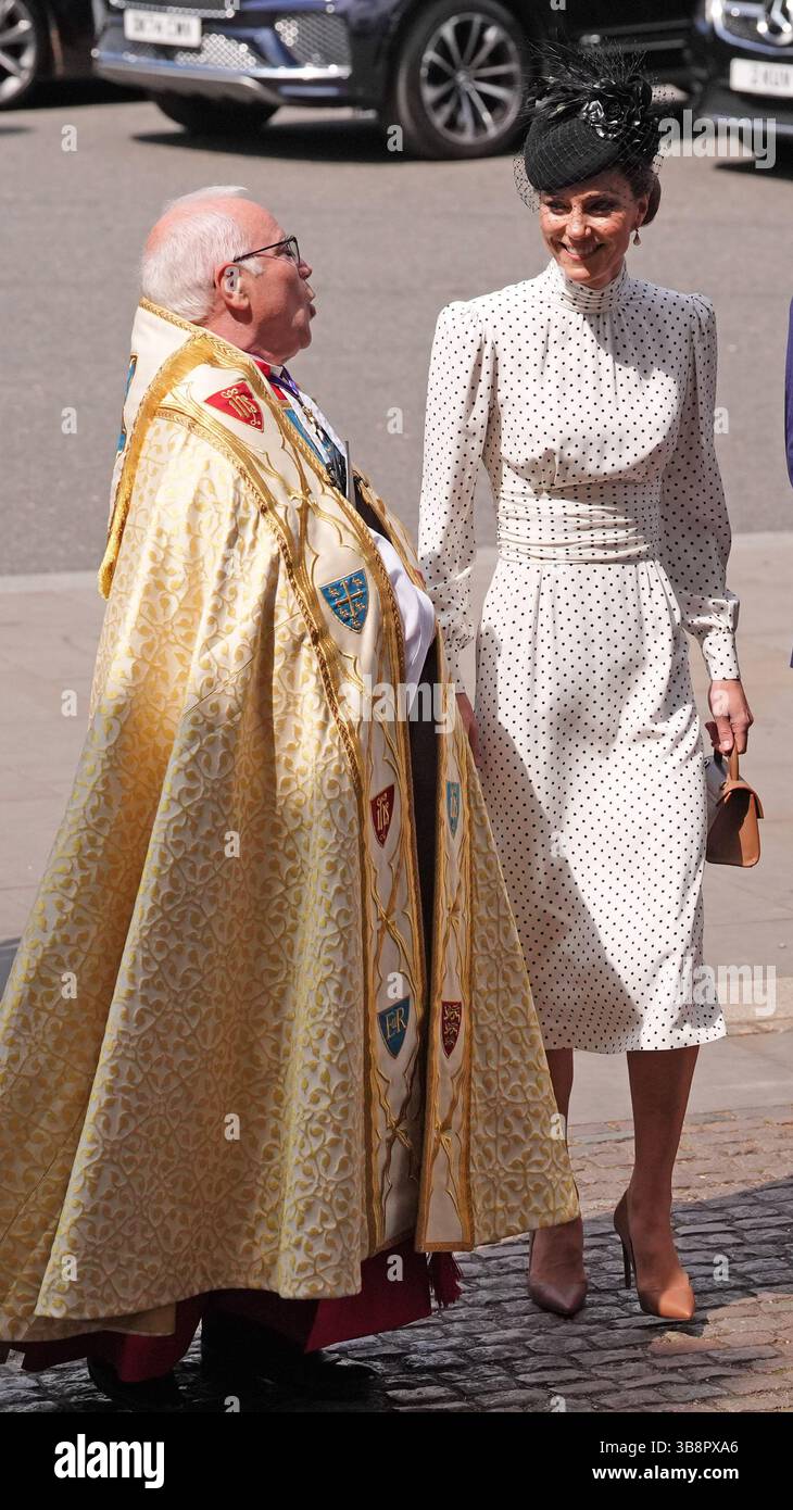 The Princess of Wales arrives to attend a Service of Thanksgiving at ...