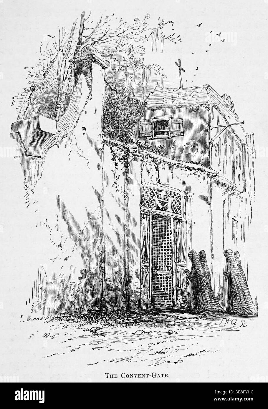 The Convent-Gate, Cathedral Basilica of St. Augustine, Florida. 19th ...