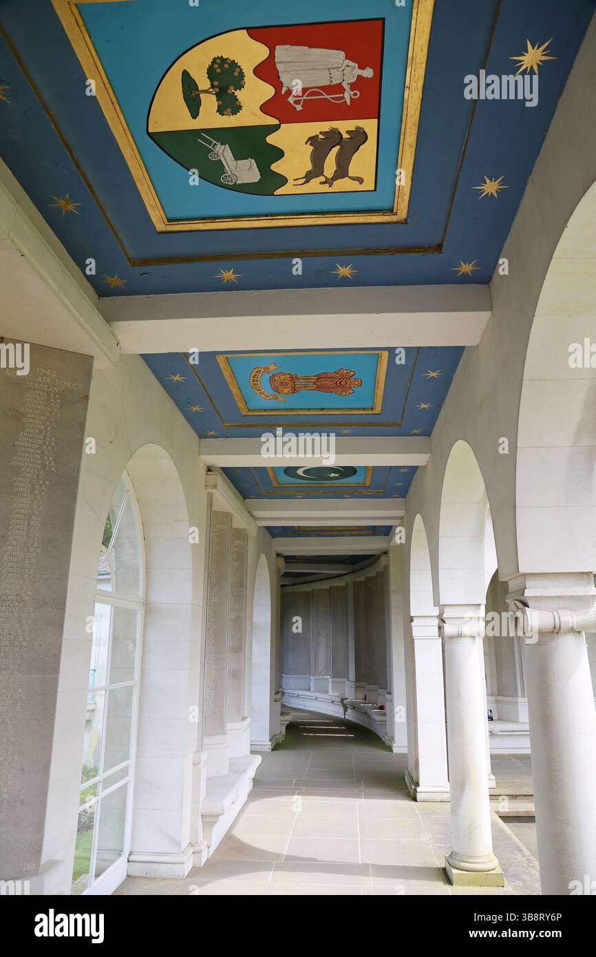 Runnymede Air Forces Memorial, Cooper’s Hill Lane, Englefield Green, Egham, Surrey, England, Great Britain, United Kingdom, UK, Europe Stock Photo