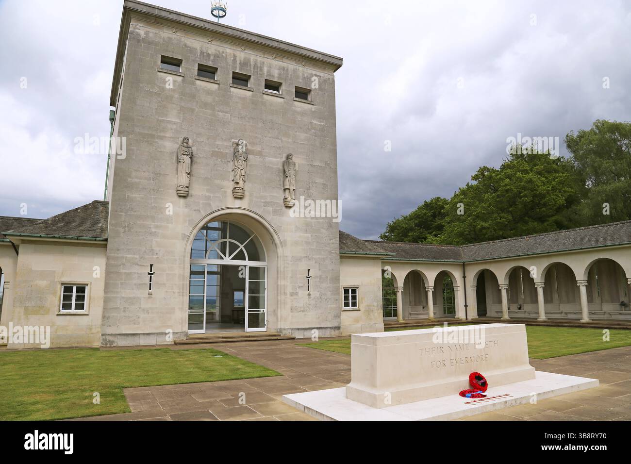 Runnymede Air Forces Memorial, Cooper’s Hill Lane, Englefield Green, Egham, Surrey, England, Great Britain, United Kingdom, UK, Europe Stock Photo