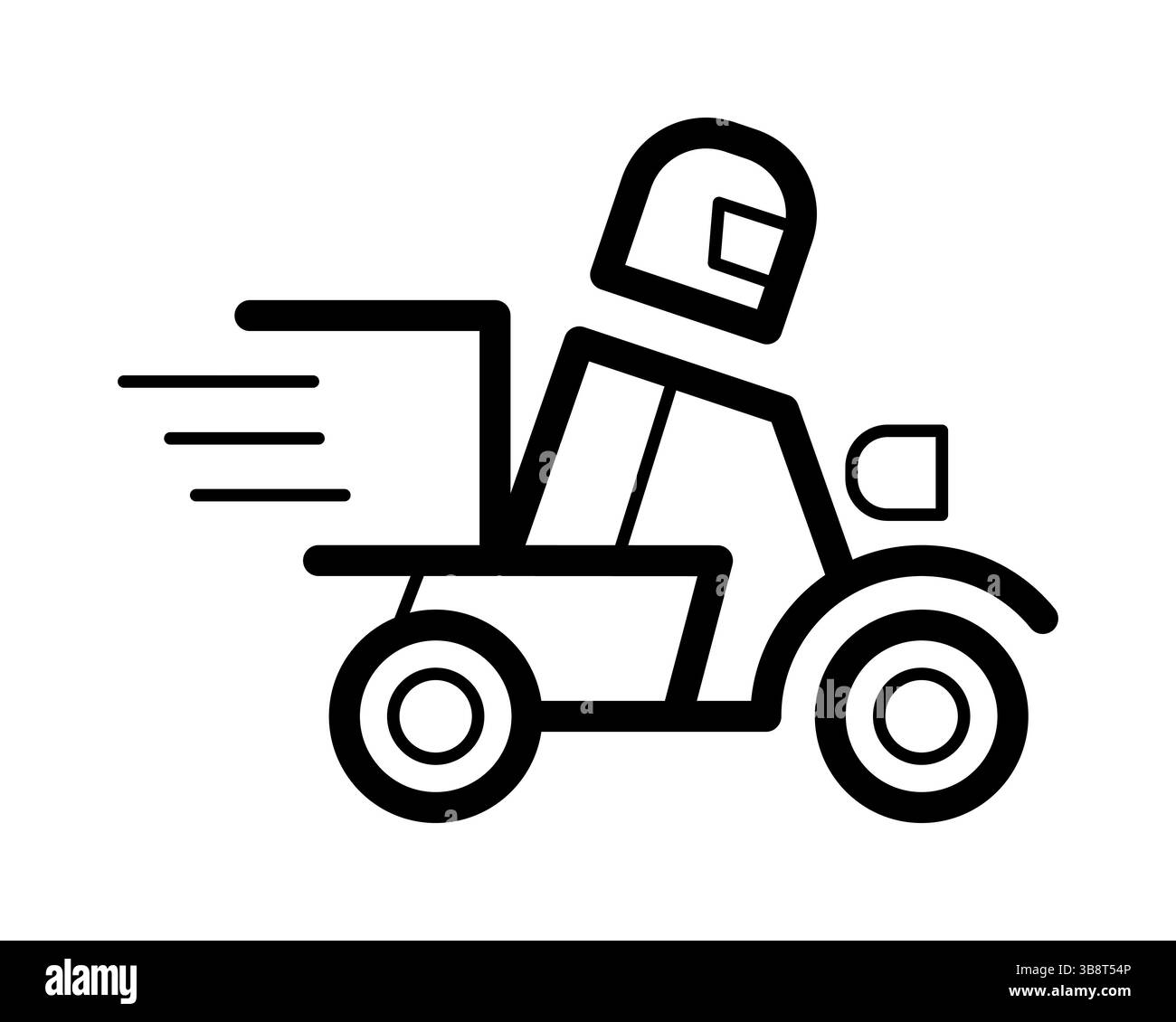 Minimalist express delivery service icon hi-res stock photography and ...