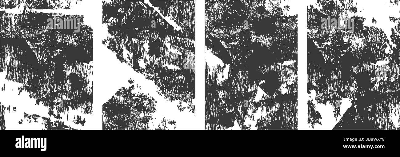 Grunge frame border textures. brush border overlay frames Stock Vector ...