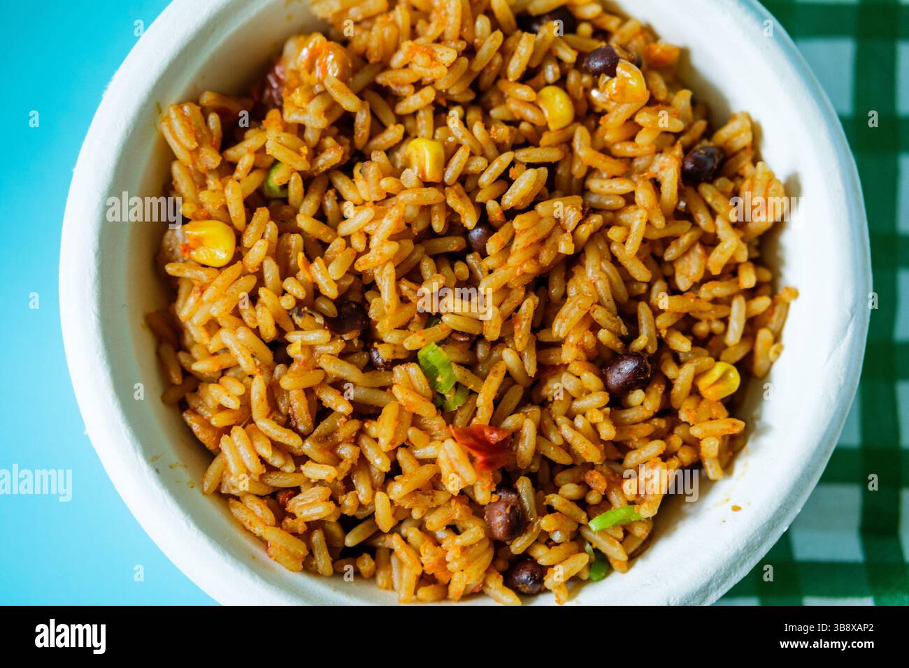 London Ropits Rice London UK, May 08 2025, Bowl of Spicy Mexican Style Rice Stock Photo ...