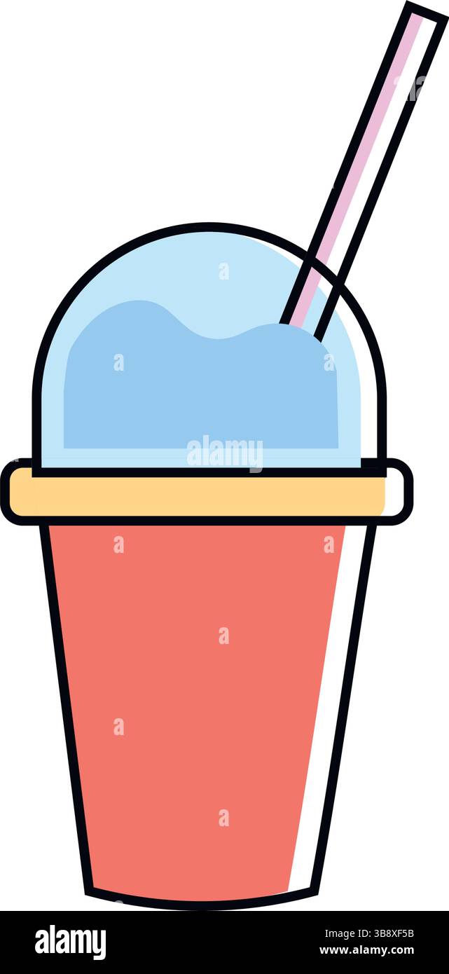 Slush Vector Slush drink in red cup. Vector illustration Stock Vector Image & Art ...