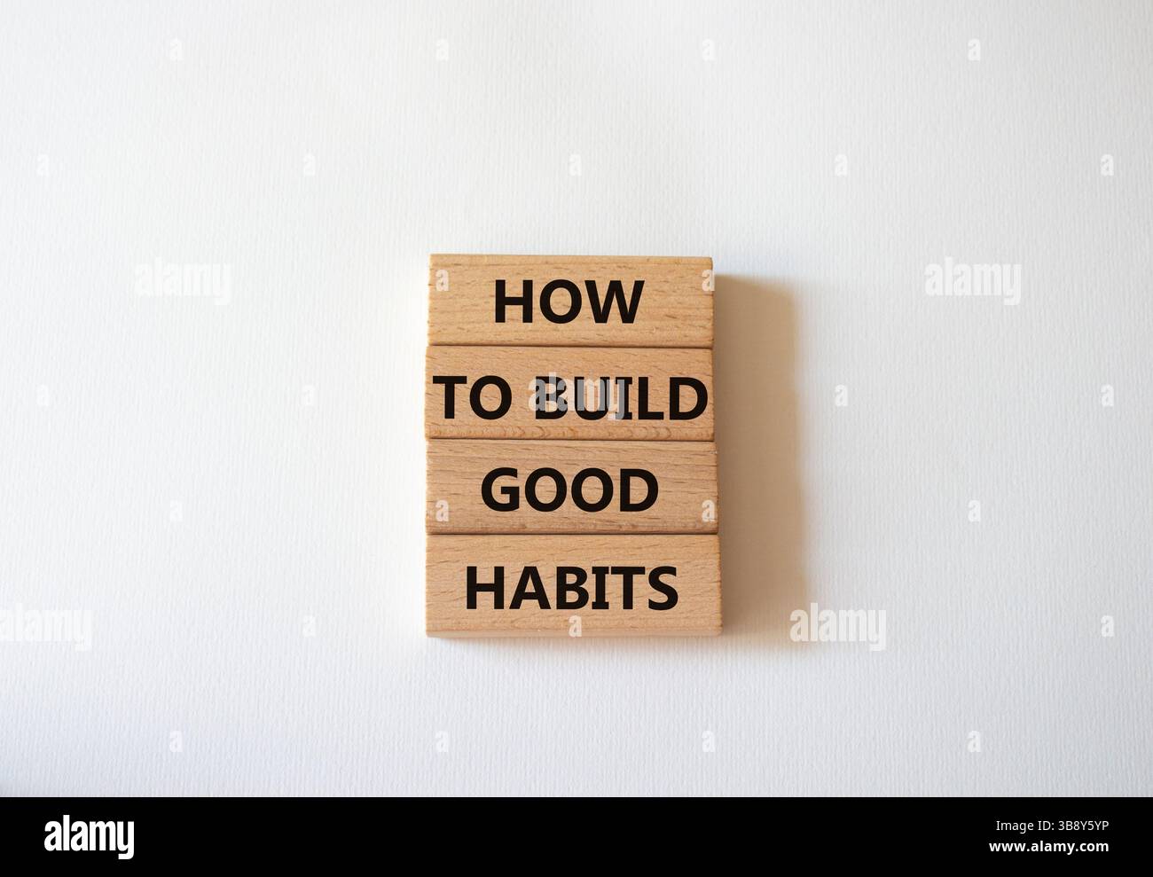 How to build good habits symbol. Concept words How to build good habits ...