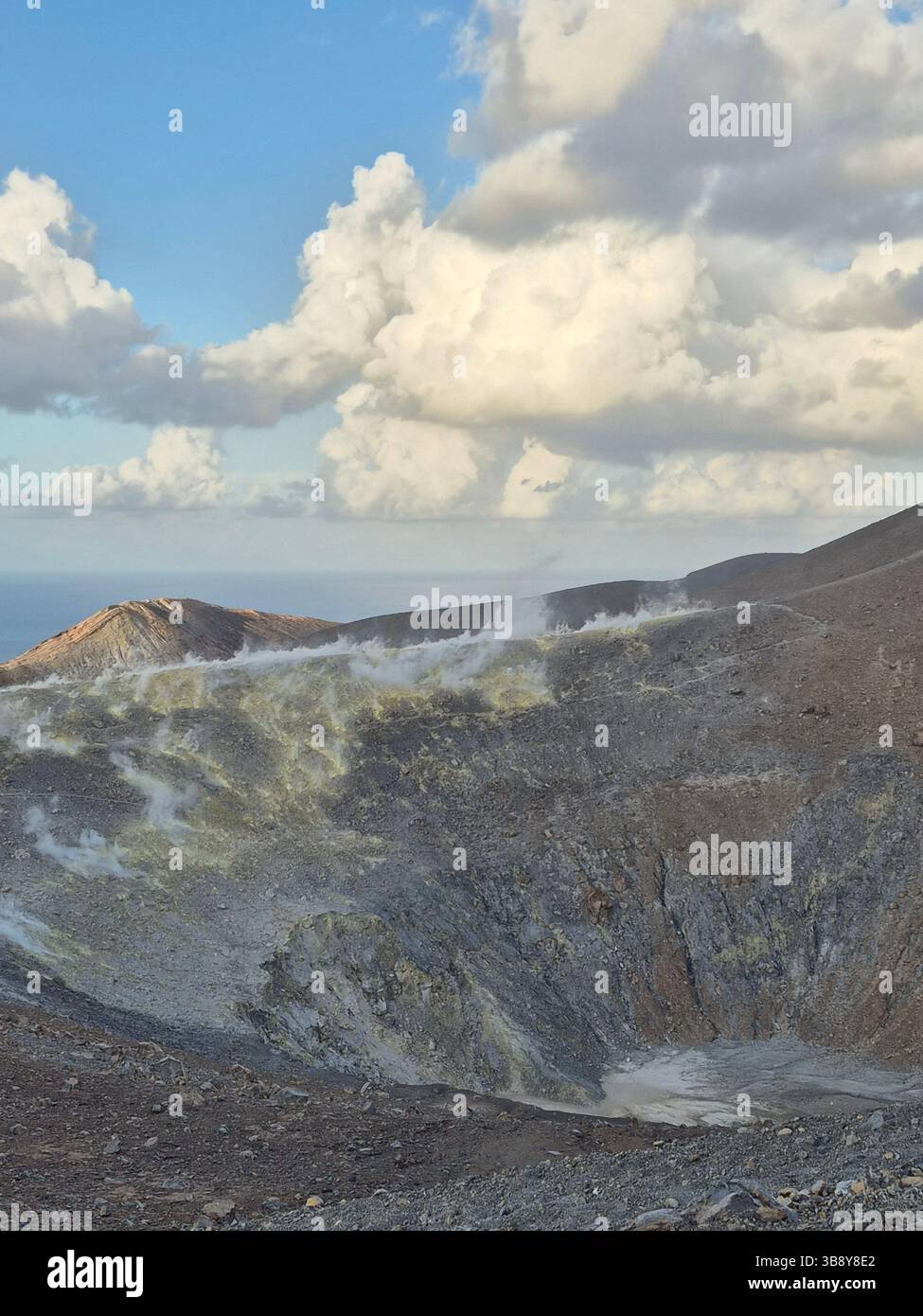 Volcanic island in the Mediterranean, Vulcano, Sicily Stock Photo - Alamy