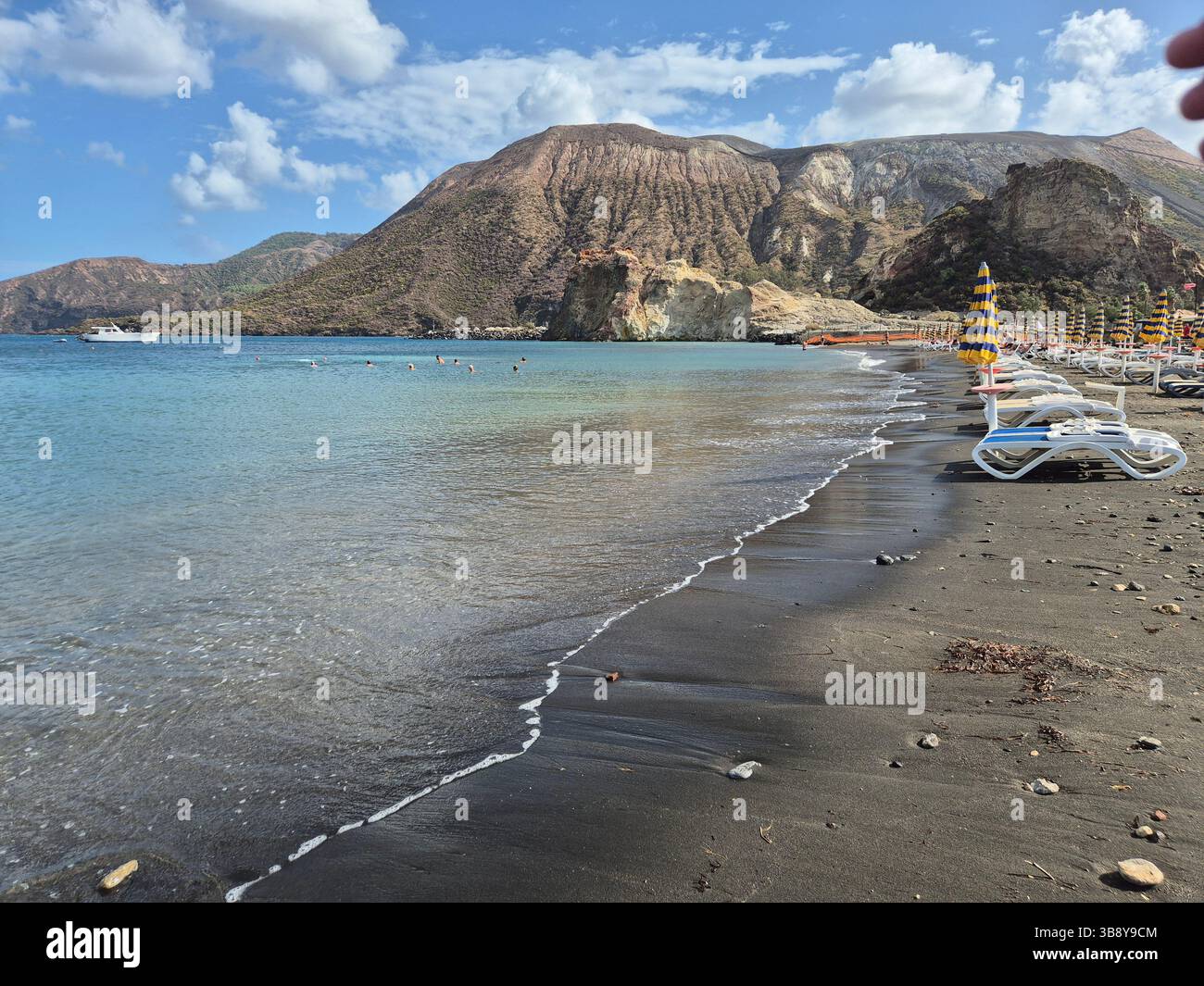 Volcanic island in the Mediterranean, Vulcano, Sicily Stock Photo - Alamy