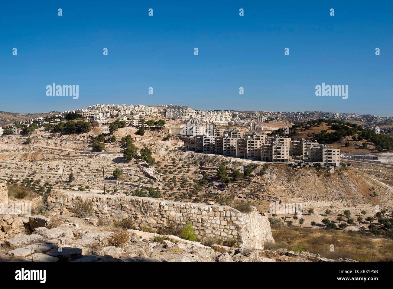 Jewish Settlement In The Palestinian Territories. Bethlehem. Palestinian Territories. Israel Stock Photo