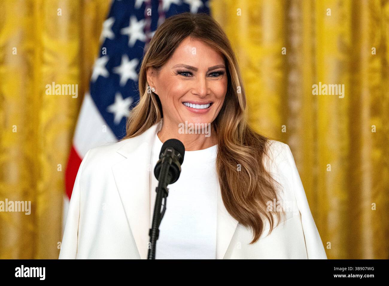 Washington, United States . 08th May, 2025. First Lady Melania Trump ...