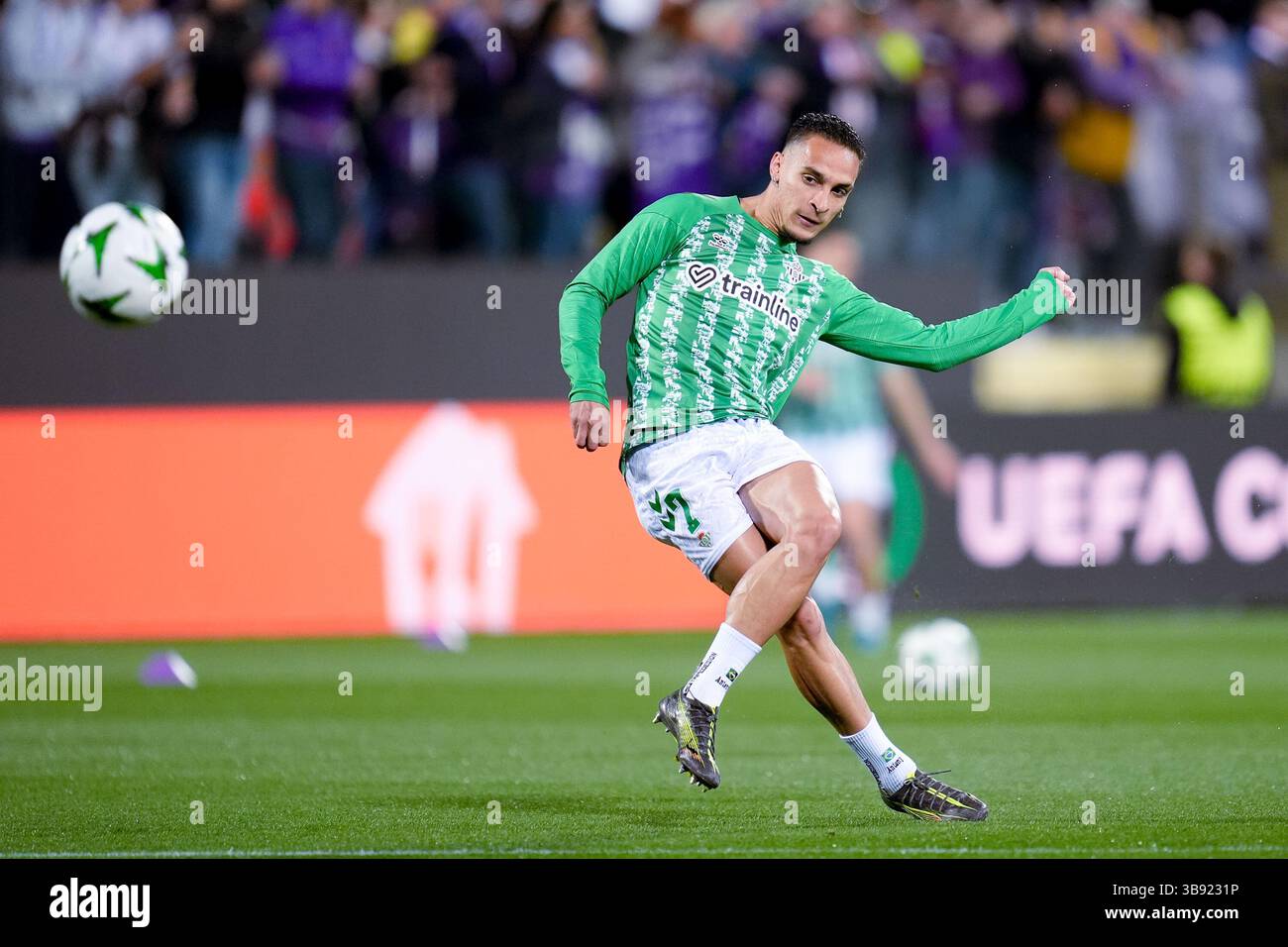 Real Betis 2-1 Fiorentina: UEFA Conference League result as Antony's stunner and Abde Ezzalzouli's strike give hosts lead after semi-final first leg