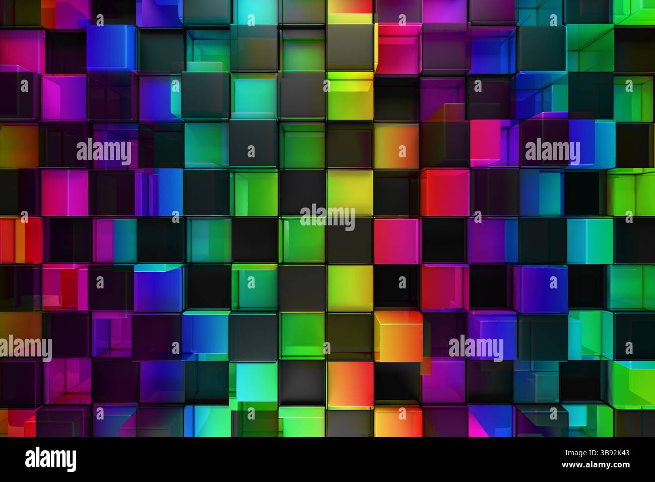 Abstract colorful render random hi-res stock photography and images - Alamy
