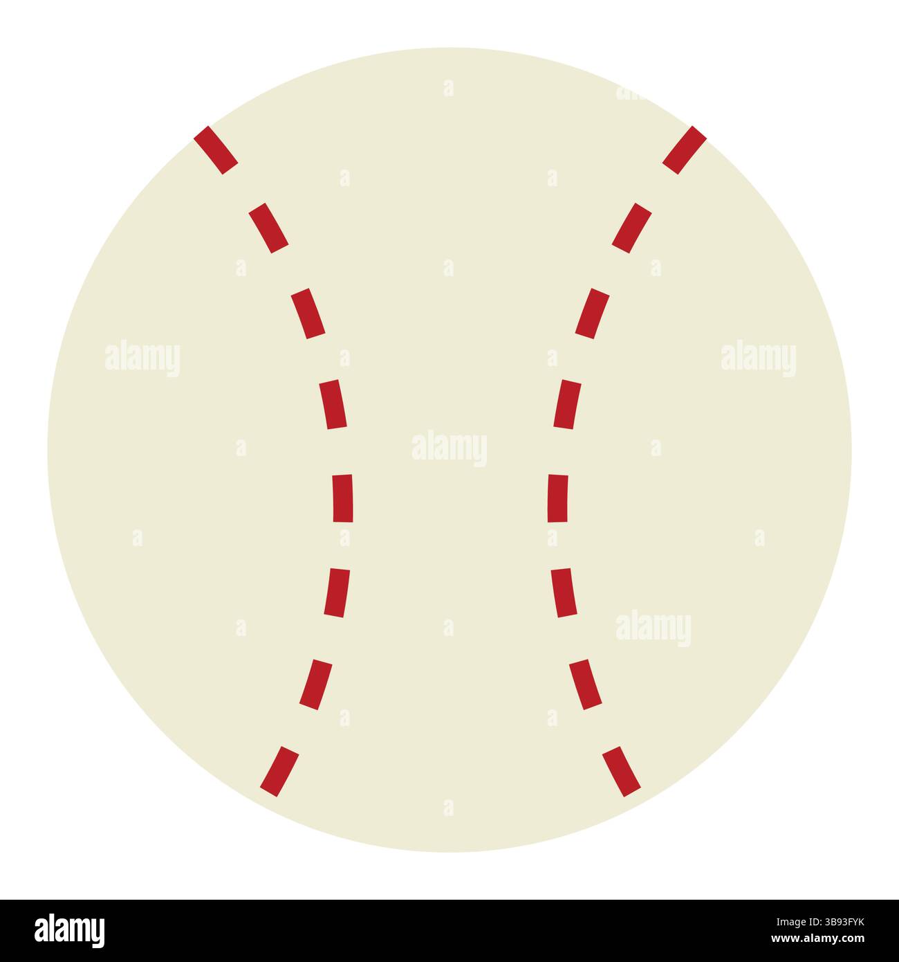 Baseball ball simple icon. Vector illustration Stock Vector Image & Art ...