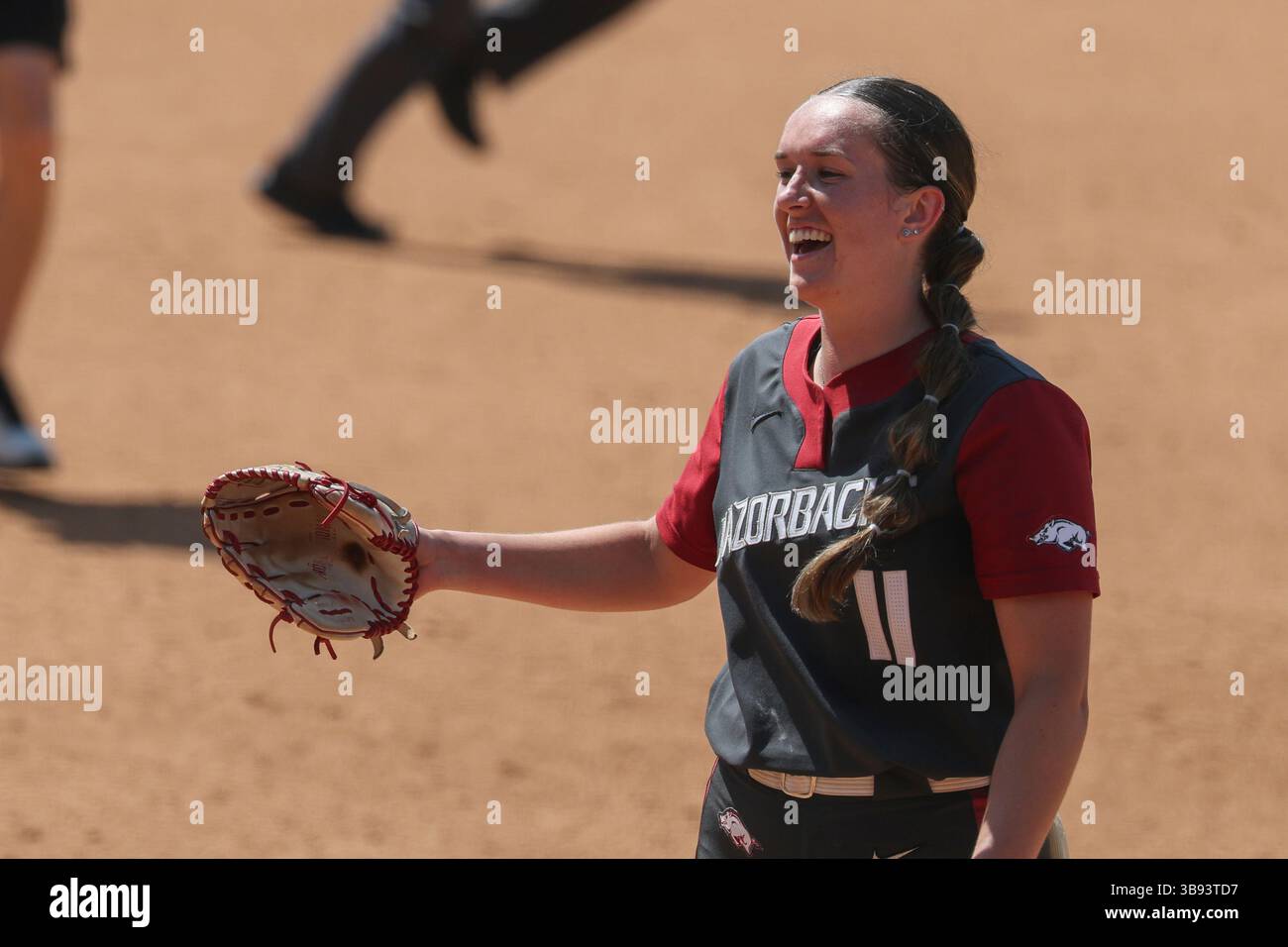 ATHENS, GA - MAY 08: Arkansas starting pitcher/relief pitcher Robyn ...