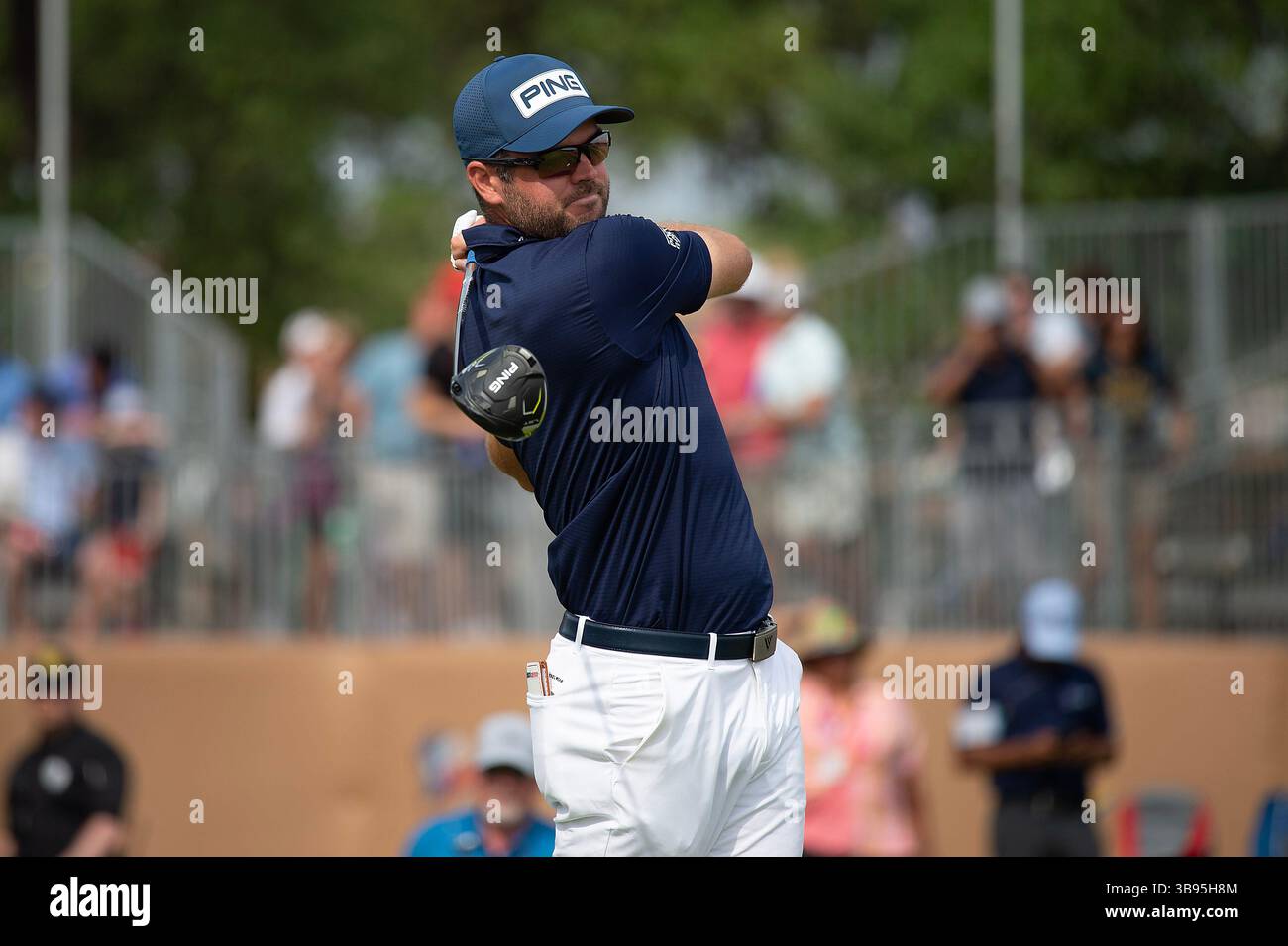 April 02, 2023: Corey Conners in action final round at the Valero Texas Open, TPC San Antonio Oaks Course. San Antonio, Texas. Mario Cantu/CSM (Credit Image: Stock Photo