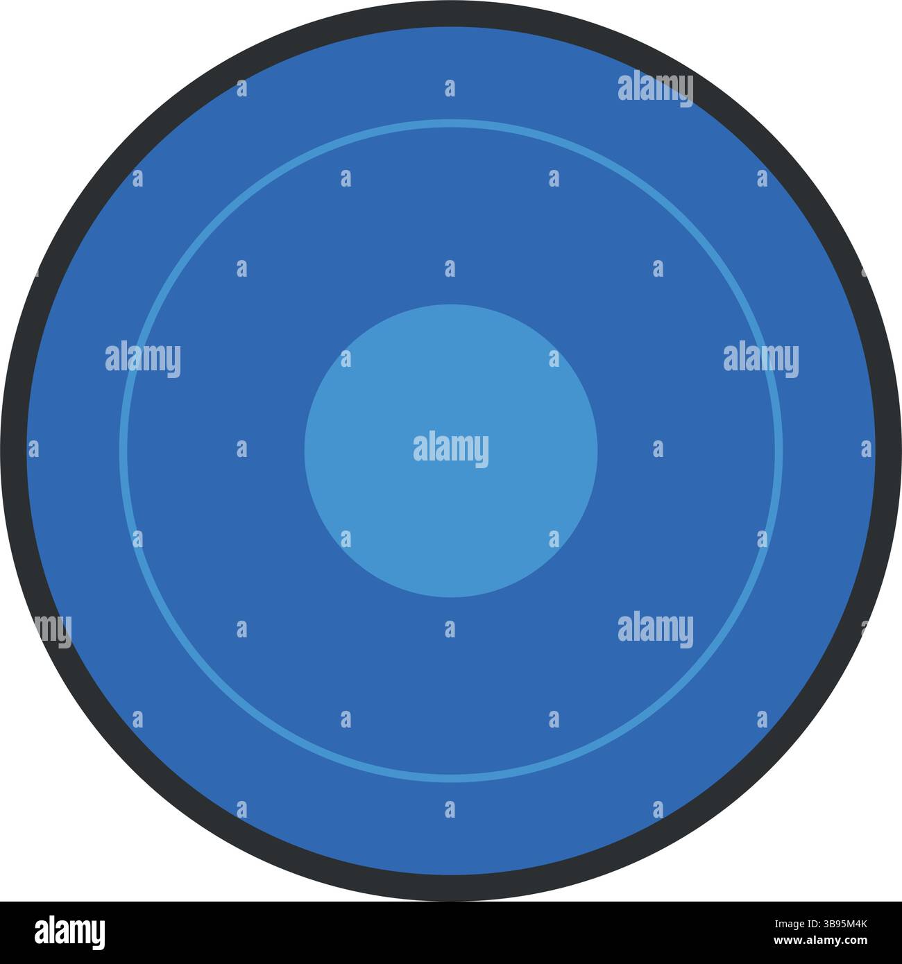 Blue target circle icon. Vector illustration Stock Vector Image & Art ...