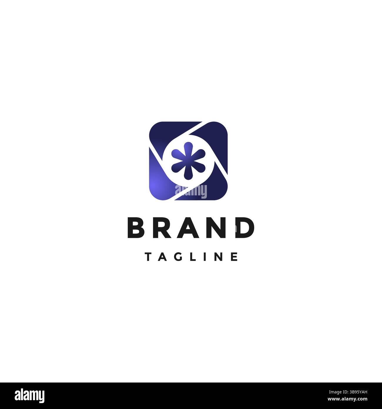 Simple Camera Gallery Box Logo Design. Simple Flower Icon In The Middle ...