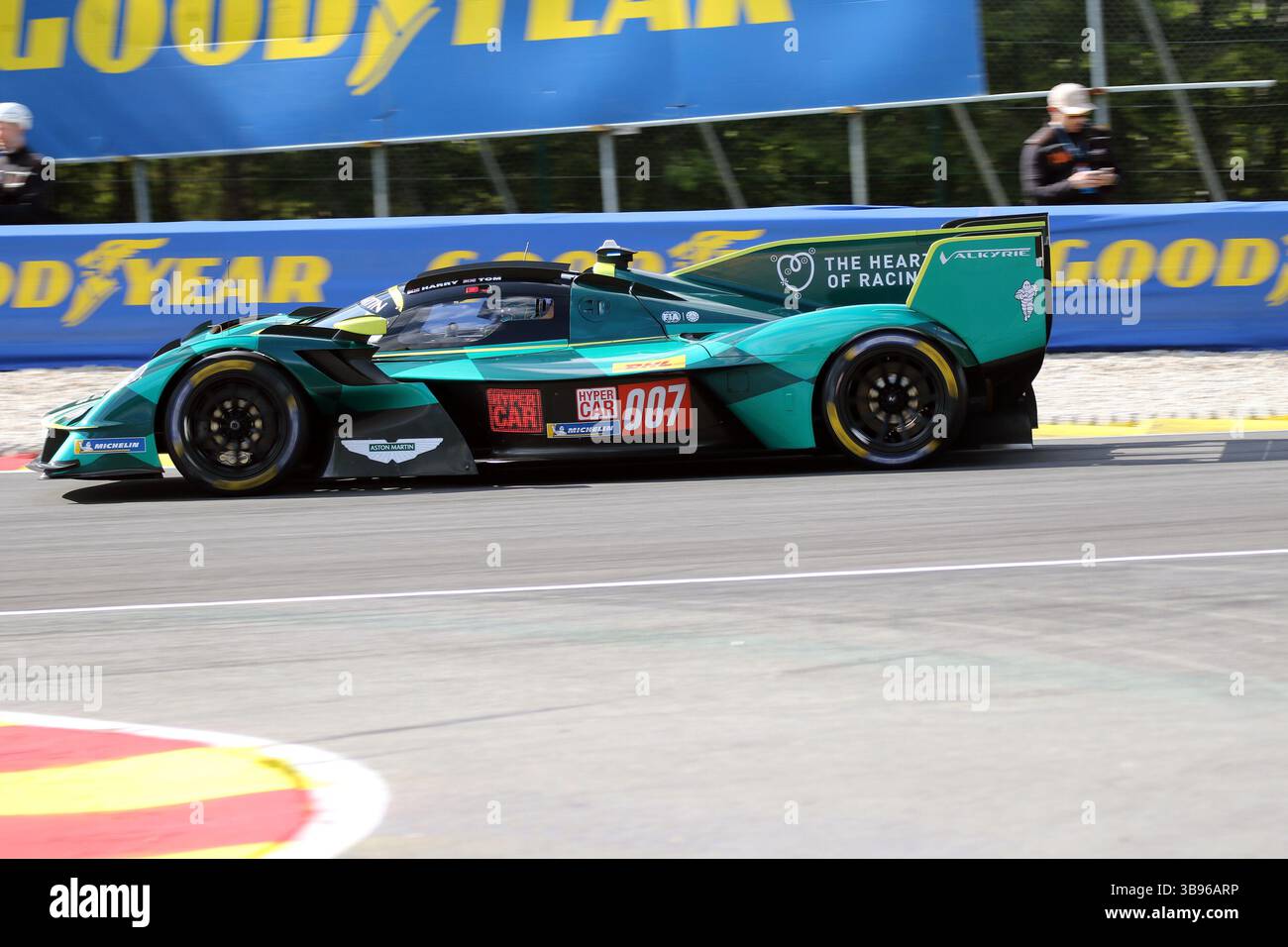 Francorchamps, Belgien. 08th May, 2025. WEC Total Energies 6 Hours Spa-Francorchamps, 07. - 10. Mai 2025 Im Bild: Harry Tincknell (GBR), Tom Gamble (GBR), Ross Gunn (GBR), im Aston Martin Valkyrie Credit: dpa/Alamy Live News Stock Photo