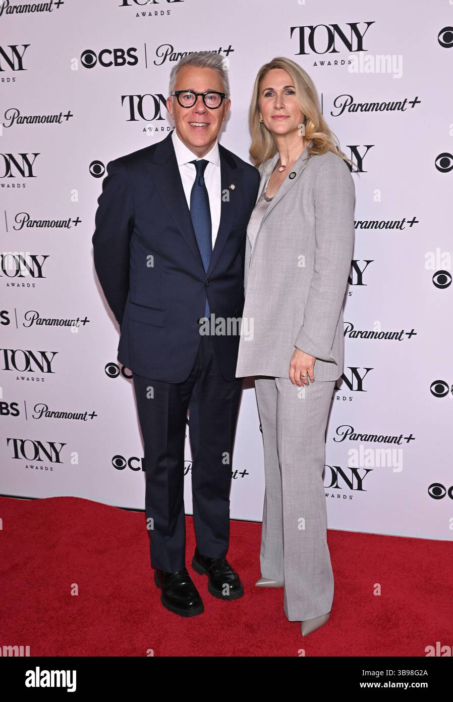 Russell Granet, left, and Fiona Rudin attend the 78th Annual Tony ...