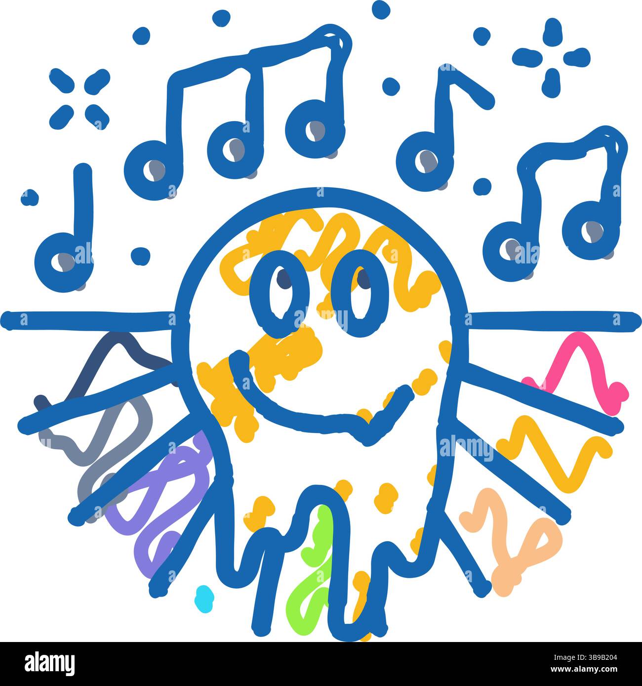 Rave music retro icon hi-res stock photography and images - Alamy