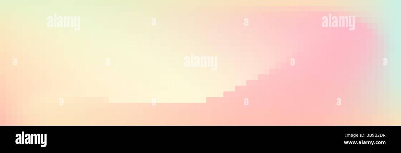 Pixel soft gradient Abstract background with mosaic squares Stock Vector