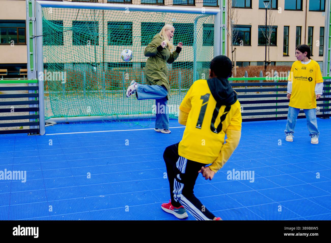 Bodoe 20250508. Crown Princess Mette-Marit meets the Bodoe/Glimt star ...