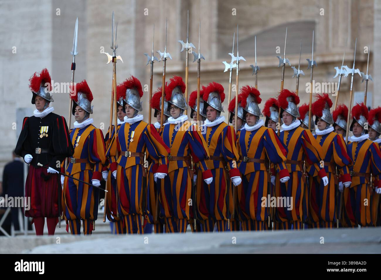 Rome, Italy. 09th May, 2025. Rome, Italy 08-05-2025: The halberds of ...