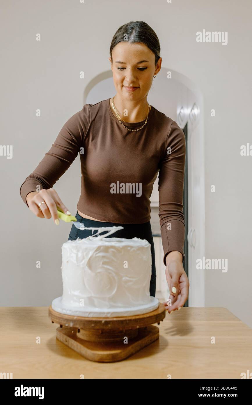Home Baker Small Business Entrepreneur Stock Photo