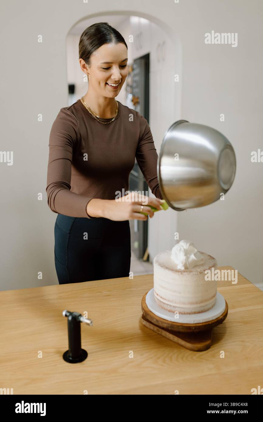 Home Baker Small Business Entrepreneur Stock Photo