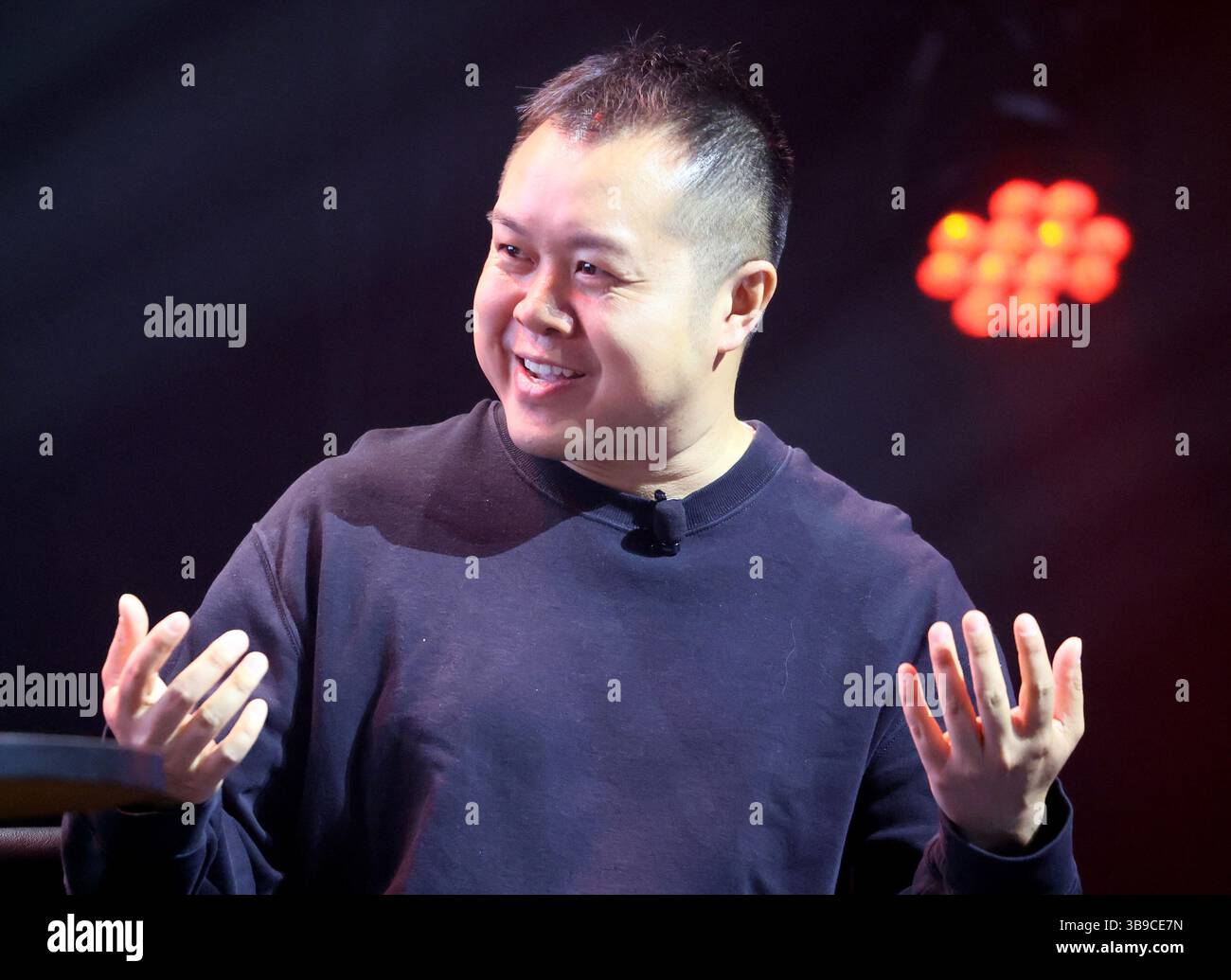 Tokyo, Japan. 9th May, 2025. Tokyo based AI company Sakana AI CEO David ...