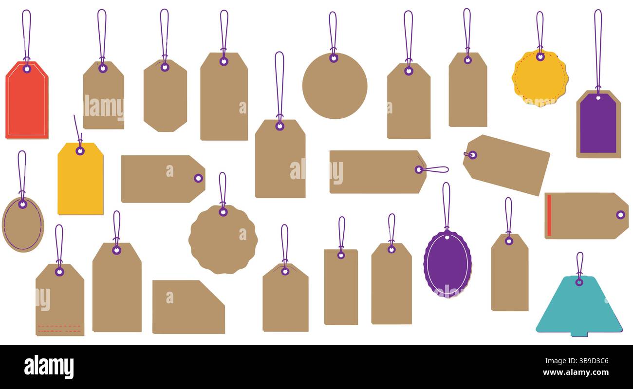 Printable hanging tags hi res stock photography and images Alamy