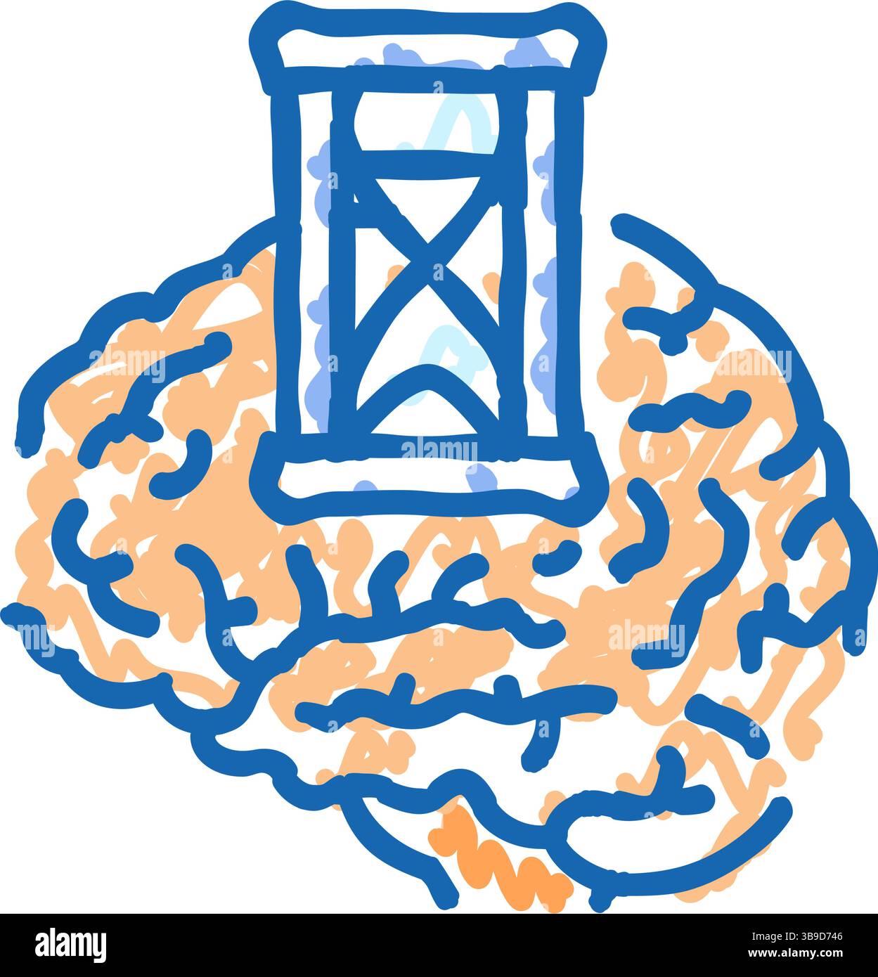 calendar brainstorm icon doodle illustration Stock Vector Image & Art ...